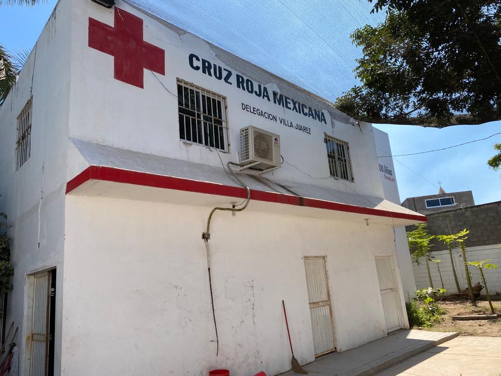 Vacían azúcar a motor de ambulancia y obligan a cerrar base de Cruz Roja en Villa Juárez