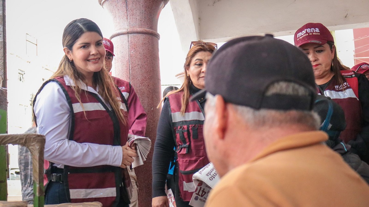 El pueblo apoya a Obrador, pero tiene comentarios de gobiernos locales: Recoge Merary Villegas opiniones en “Morena en Movimiento”