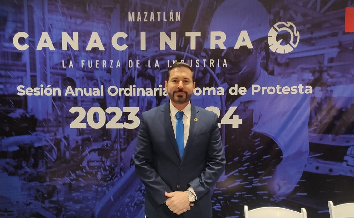 Asume Sergio Rojas Velarde la presidencia de Canacintra Mazatlán 2023-2024