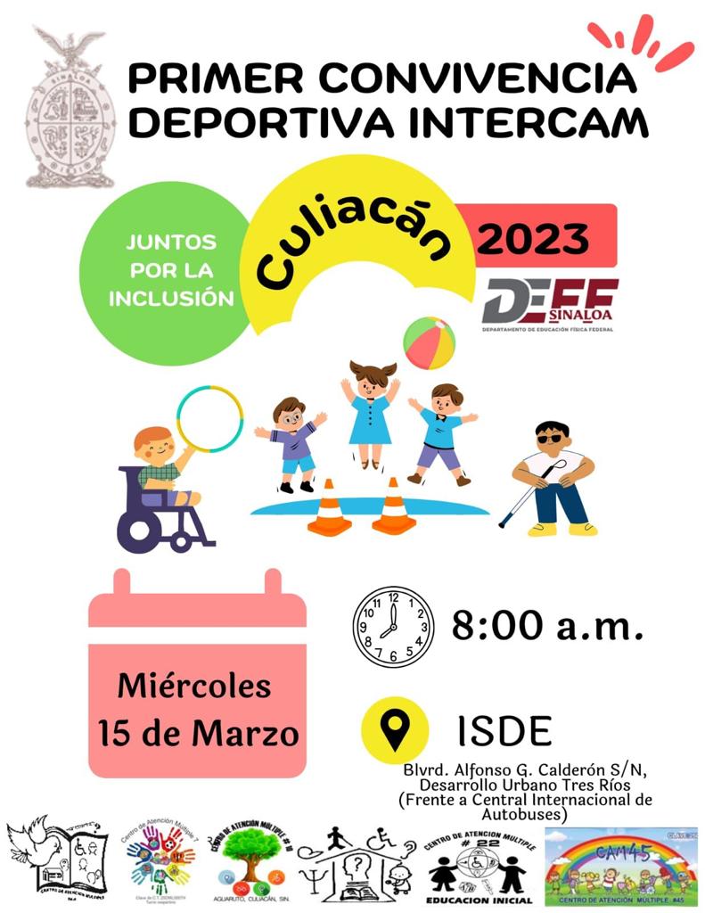 Invitan al primer encuentro deportivo-recreativo Inter- Cam 2023 en Culiacán