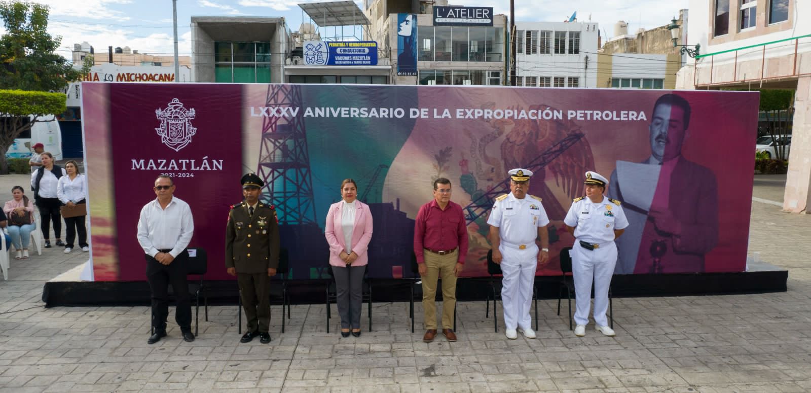 A defender la soberanía nacional, Mazatlán también conmemora 85 años de la Expropiación Petrolera