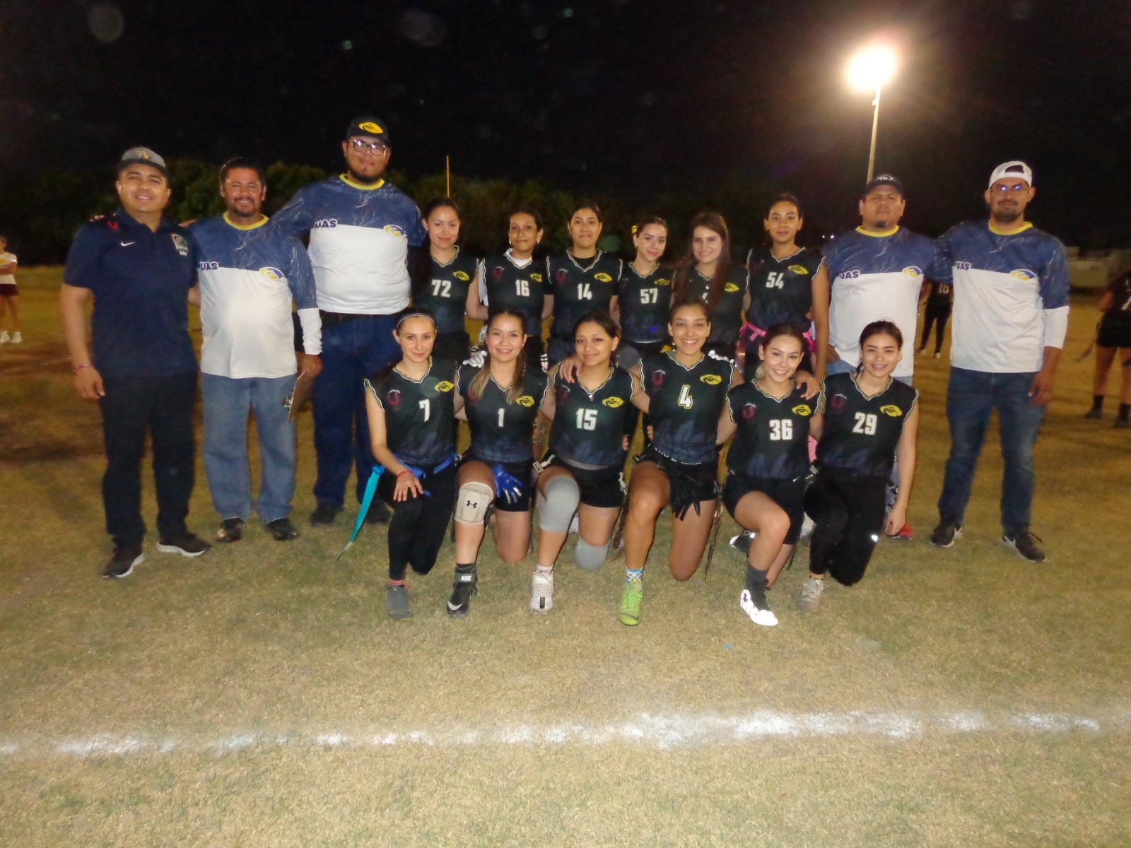 Águilas UAS es el campeón estatal en tochito femenil