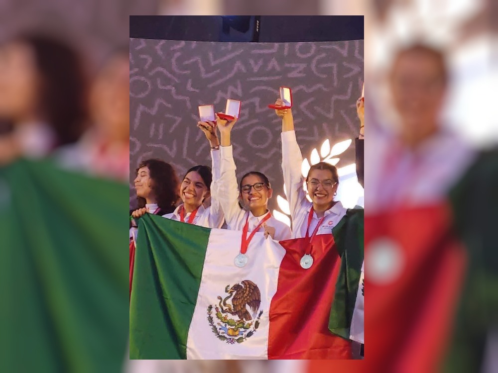 Alumnas mazatlecas ponen en alto a México tras ganar medalla de oro en Túnez