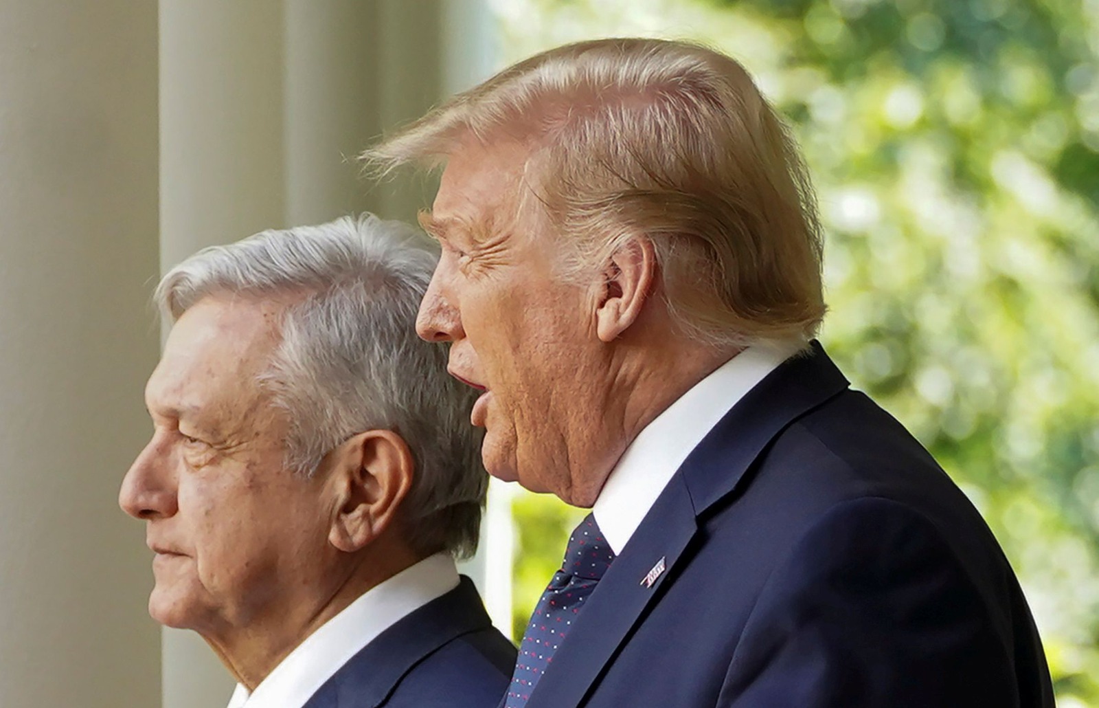 Para evitar que esté en la boleta electoral, el argumento de López Obrador ante posible detención de Trump