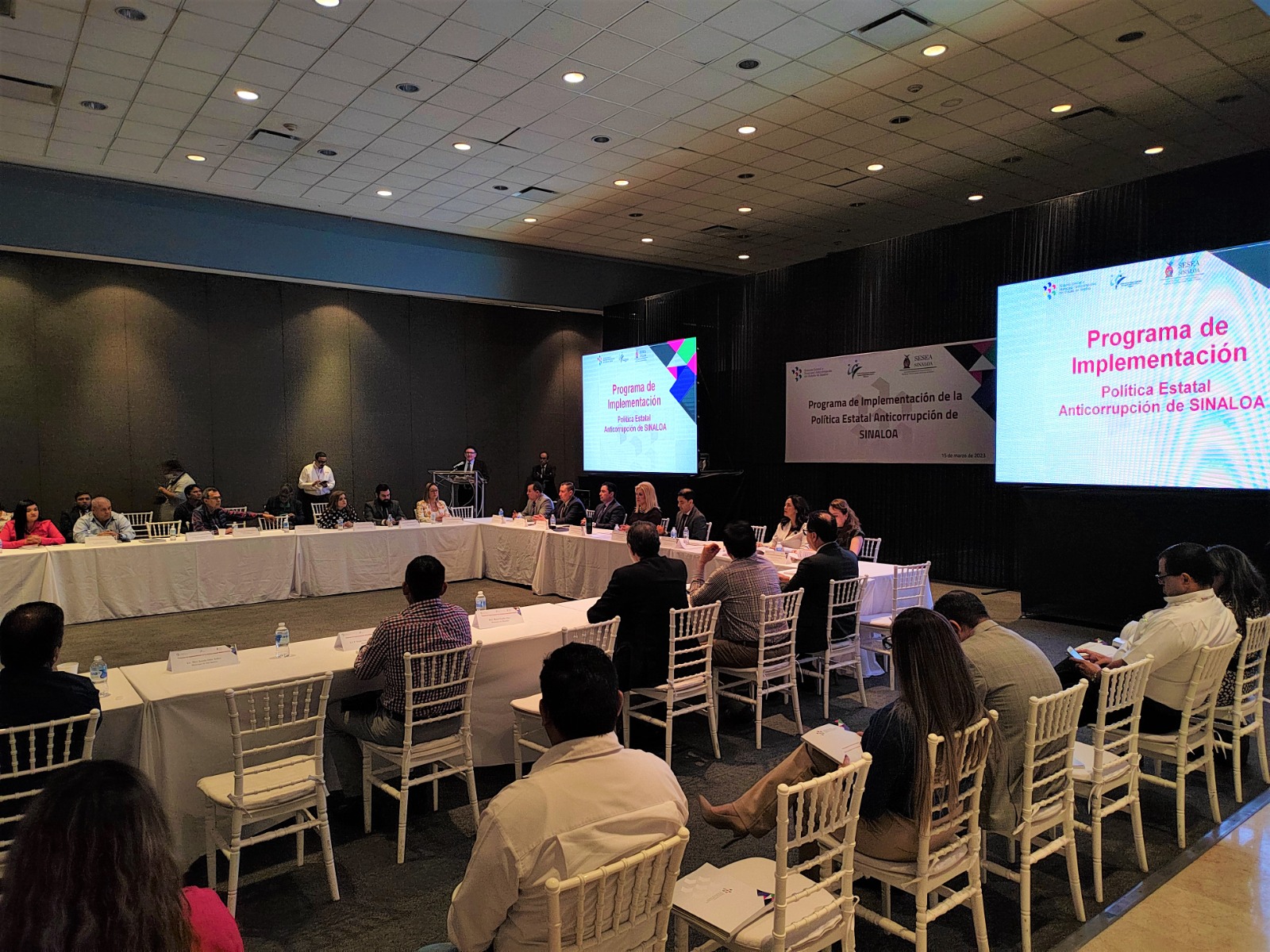 Autoridades presentan el Programa de Implementación de la Política Estatal Anticorrupción