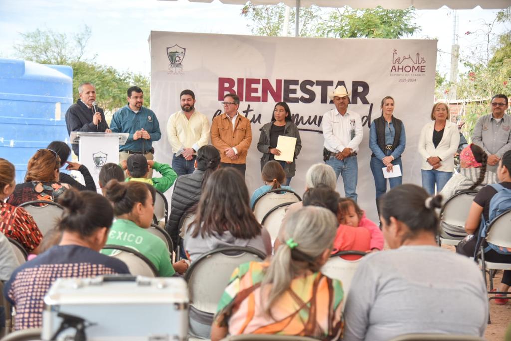 Bienestar a Tu Comunidad llega hasta Goros Viejo, les llevan todo tipo de beneficios