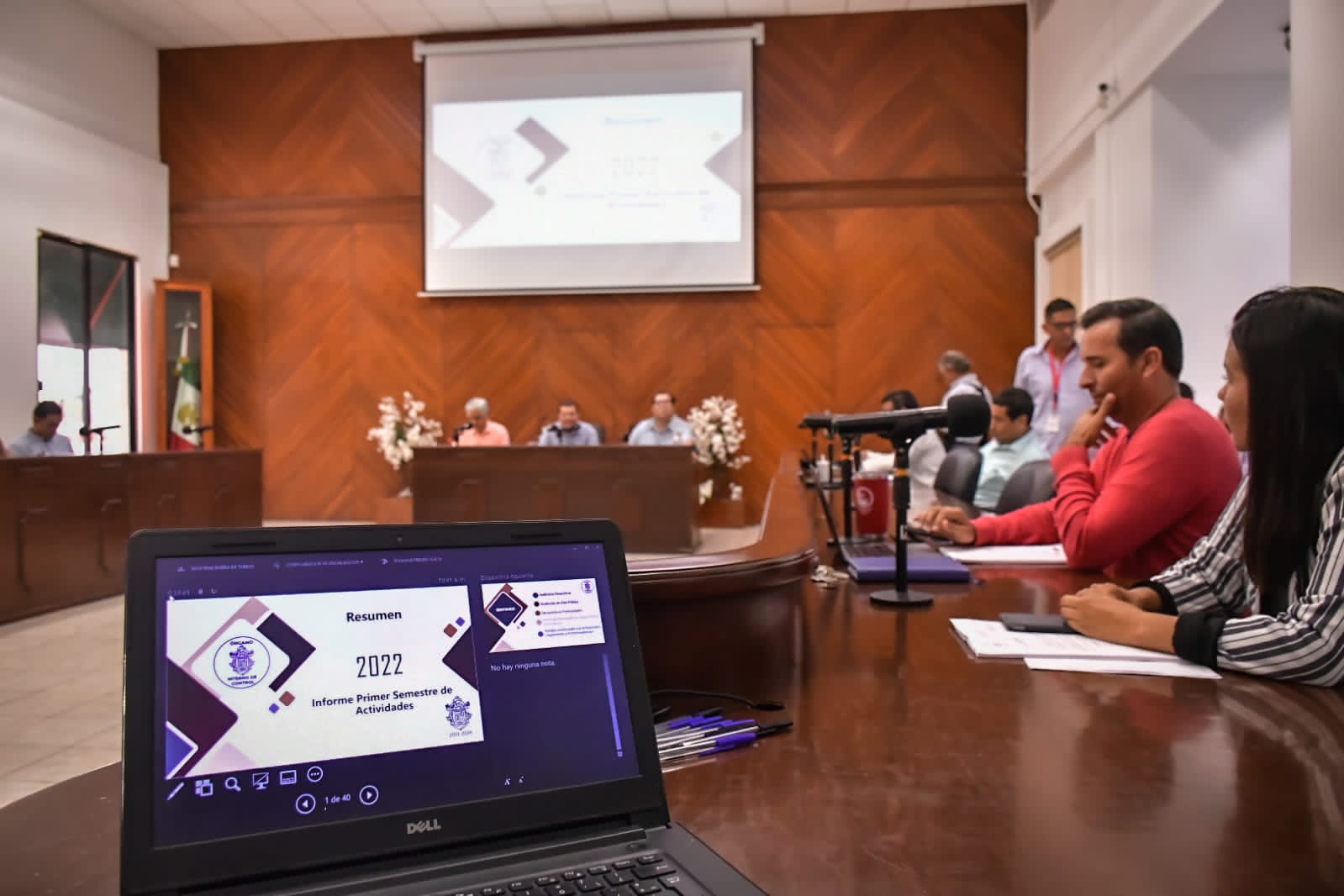 Presenta OIC en Mazatlán informe del primer semestre de actividades del 2022 ante Cabildo