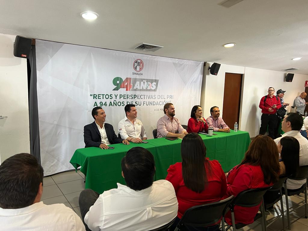 Celebran 94 Aniversario del PRI en Sinaloa; realizan panel rumbo al 2024