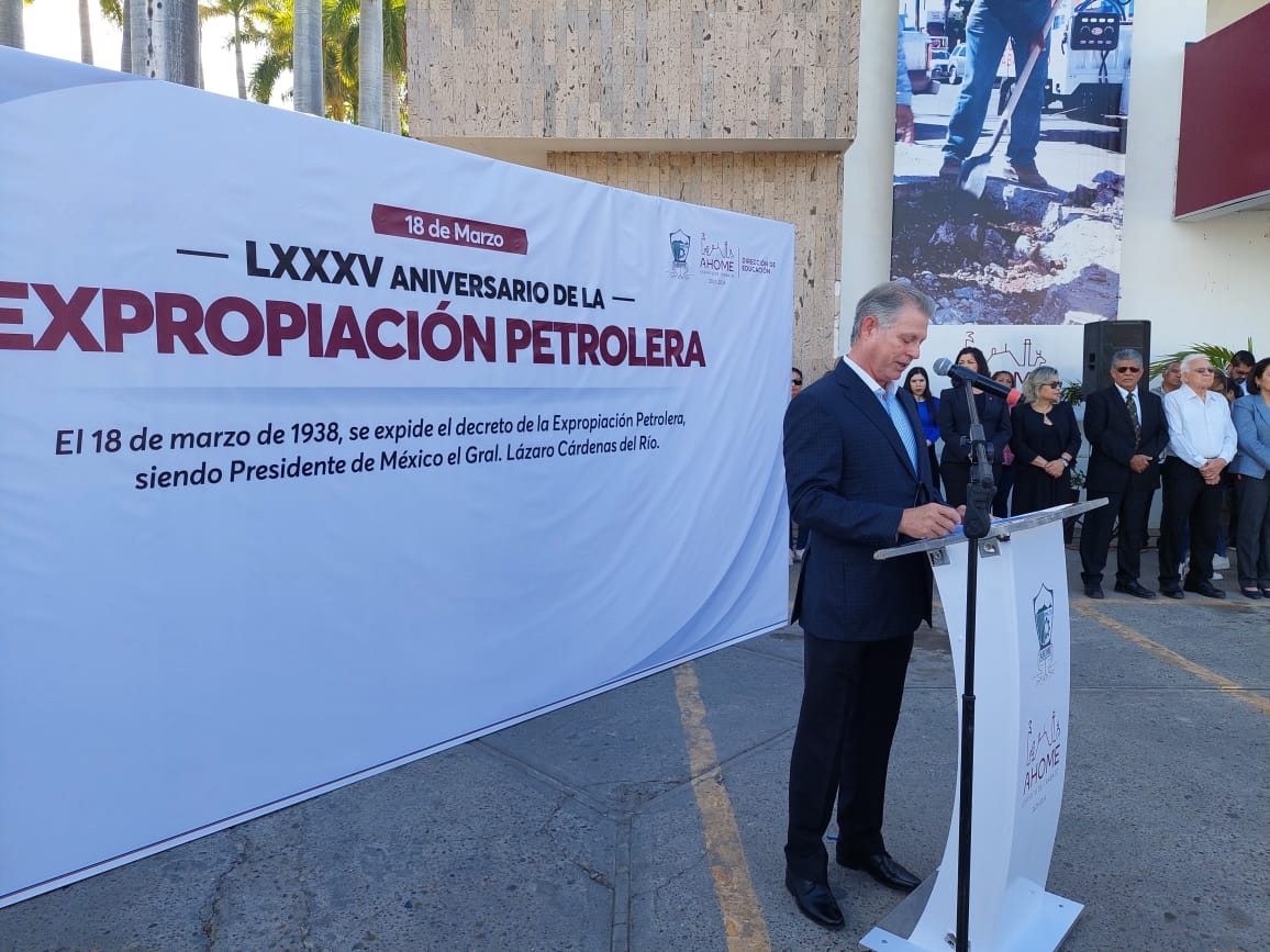Conmemora el ayuntamiento de Ahome el 85 aniversario de la Expropiación Petrolera