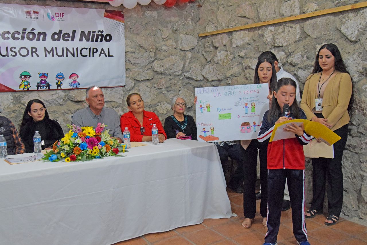 DIF El Fuerte realizó la elección del Niño Difusor Municipal 2023
