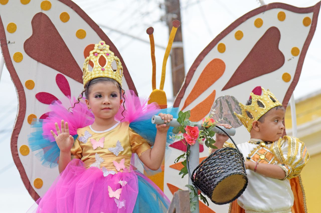 La Magia de la Mariposa Cuatro Espejos se hace presente en el arranque del Carnaval, El Fuerte 2023