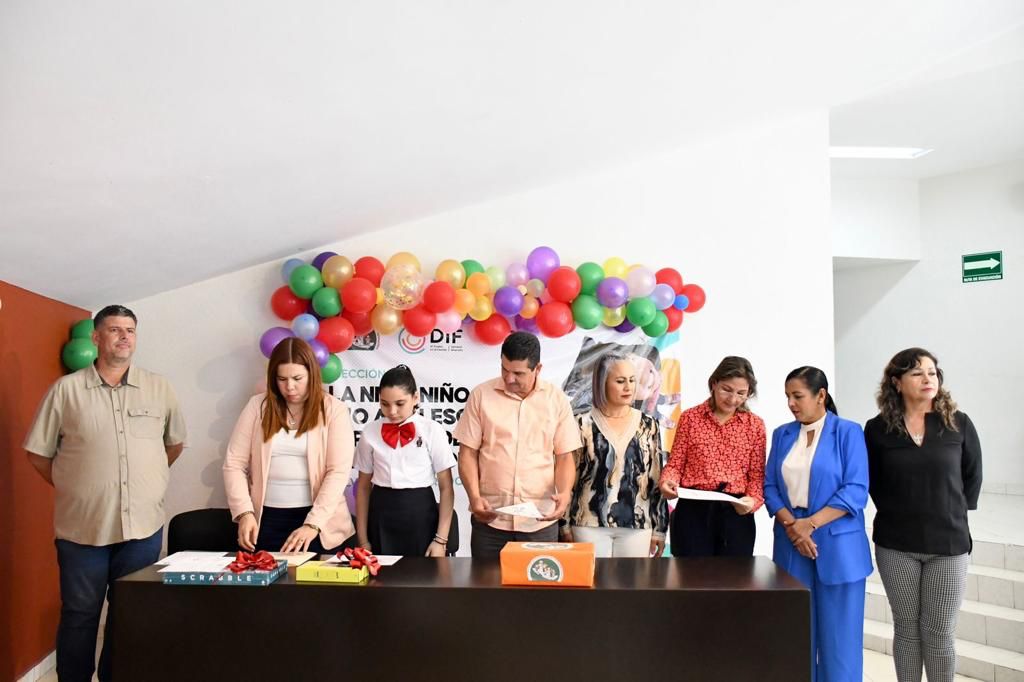La niña Crisfel Caro Montoya será Impulsora de la Transformación durante un año en Salvador Alvarado