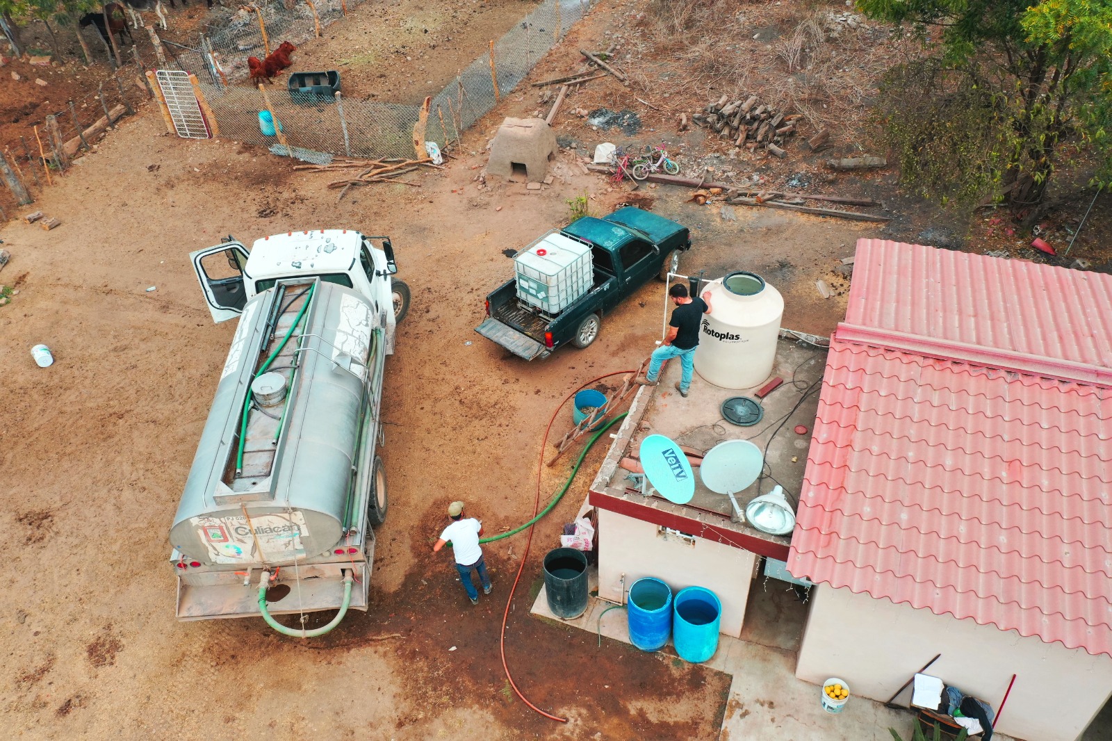En pipas les llevarán agua a habitantes de estas colonias de Guasave