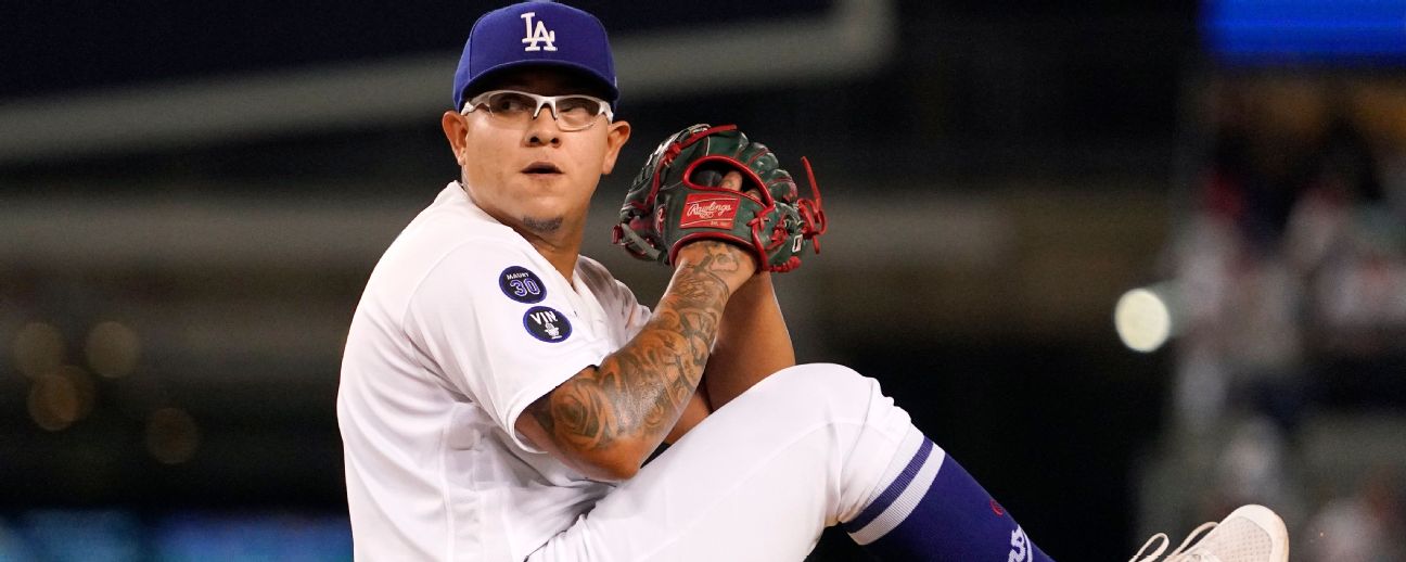 Julio Urías podría ser al abridor de los Dodgers para el Opening Day