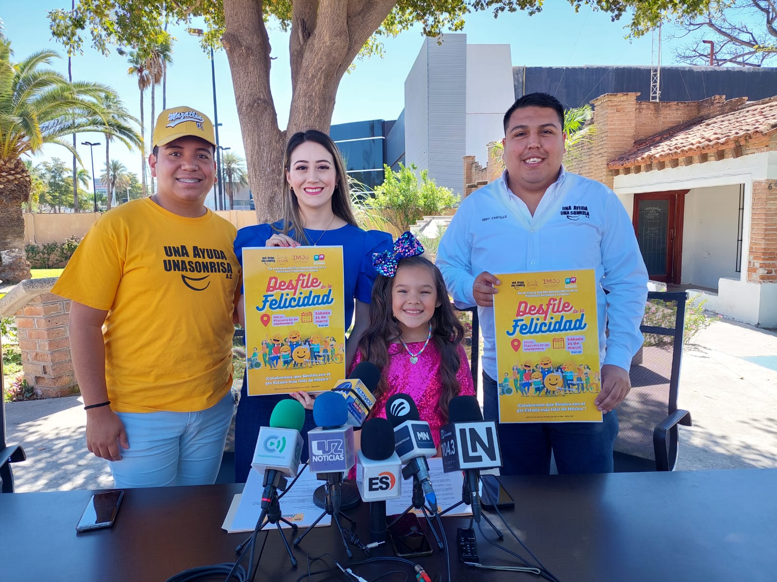 Promueven jóvenes de Ahome el Desfile de la Felicidad en Los Mochis, se realizará este sábado 25 de marzo
