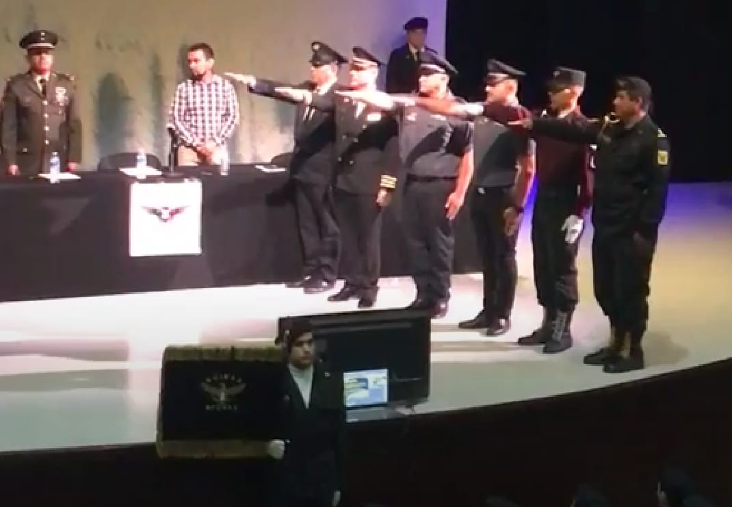 Rinde protesta primer Comité de la Asociación Estatal de Grupos Deportivos Militarizados