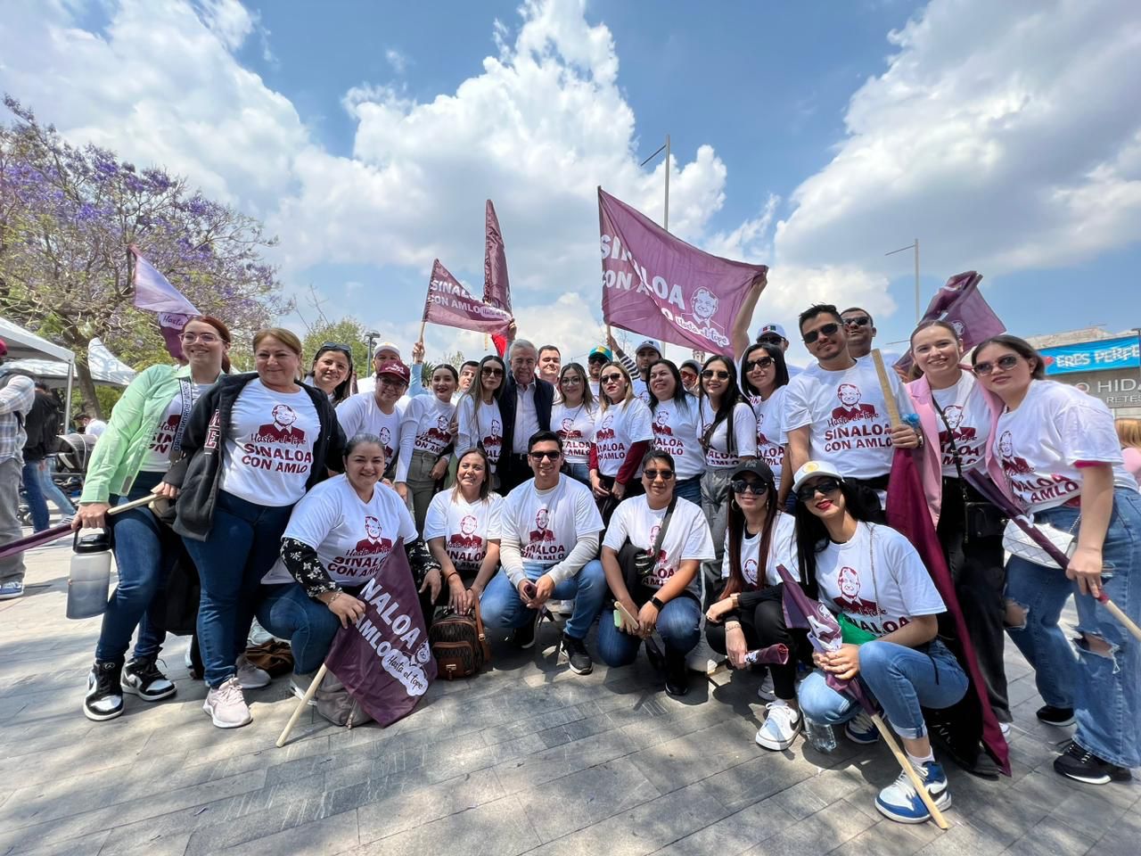 ¡Sinaloa está presente! Rocha ya está listo para la marcha en CDMX