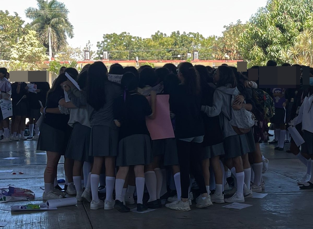 Alumnas de la Jose Vasconcelos exigen un alto al acoso al interior de las aulas