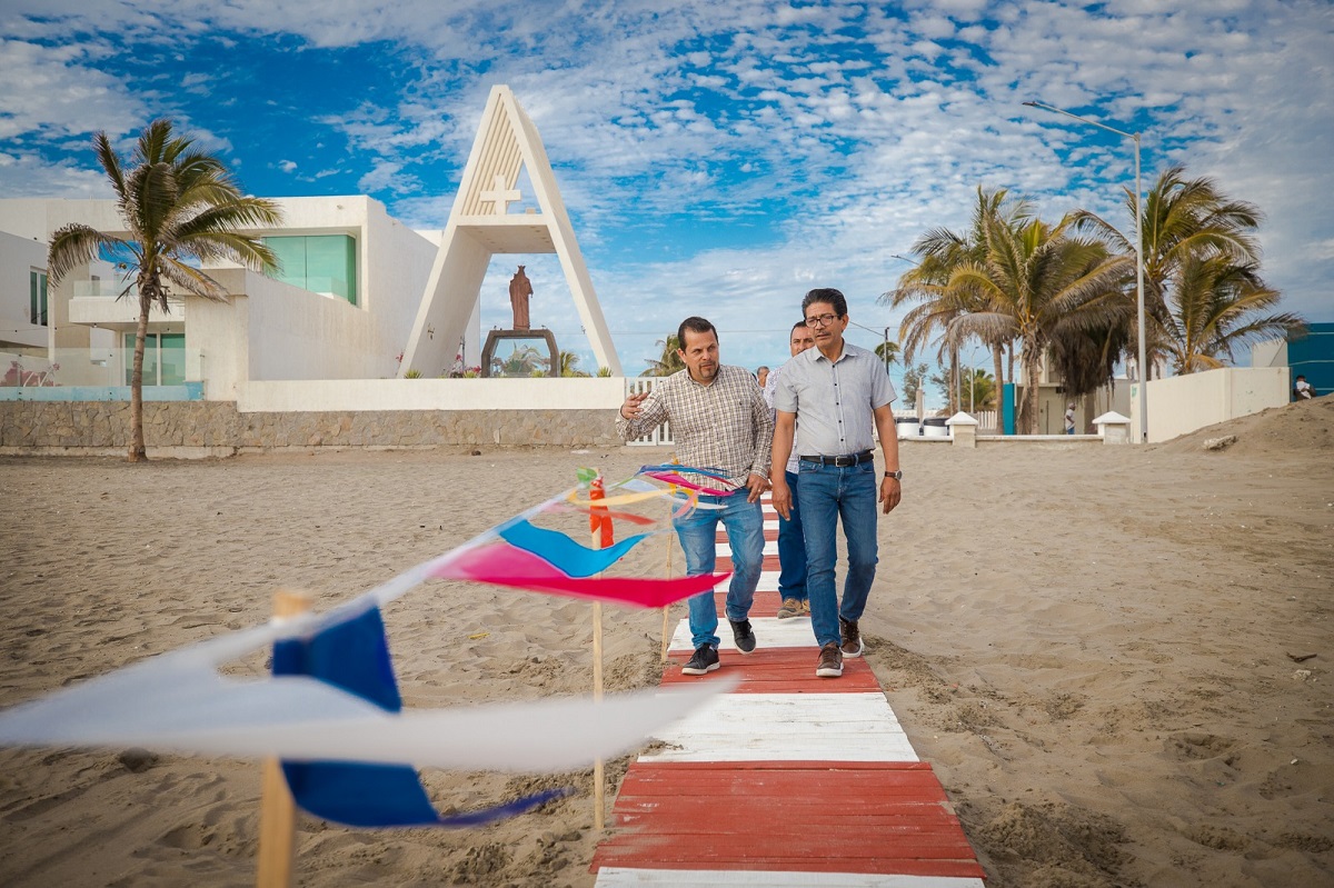 Las Glorias ya tiene de nuevo andadores incluyentes para esta Semana Santa