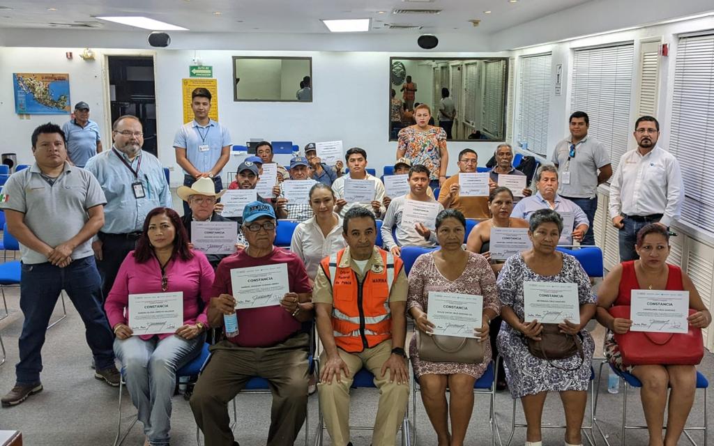 Concluye Conapesca capacitación a pescadores ribereños de Sinaloa y otros estados