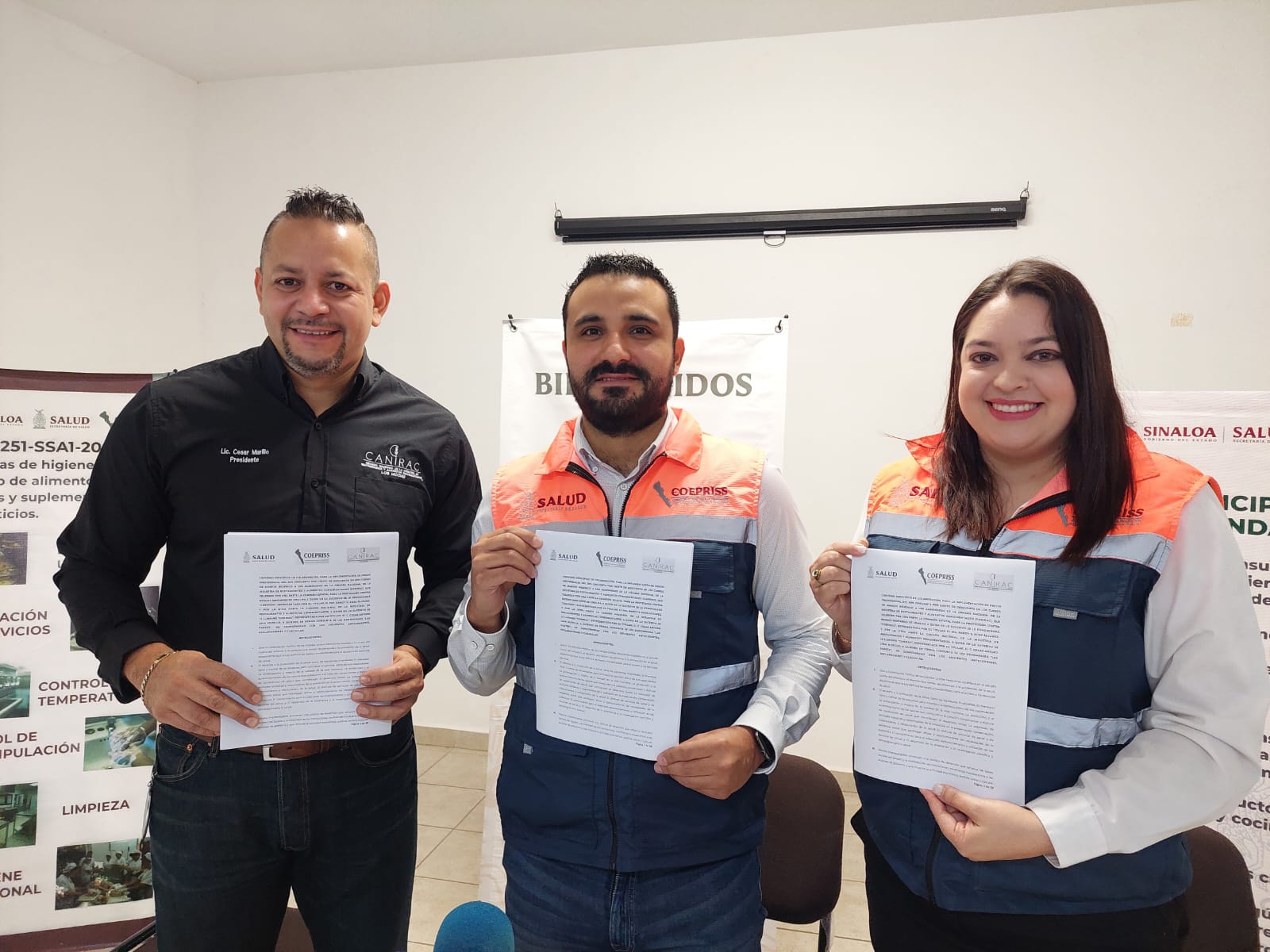 Buenas prácticas de higiene, firman convenio de colaboración institucional Coepriss y Canirac