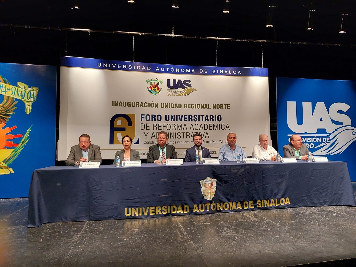 Abre UAS sus puertas a la sociedad en Foro de Reforma Académica y Administrativa, en Los Mochis