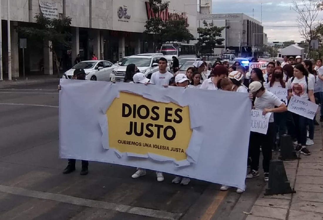 Tras denuncias de abuso sexual en Culiacán, marchan solicitando una Iglesia segura