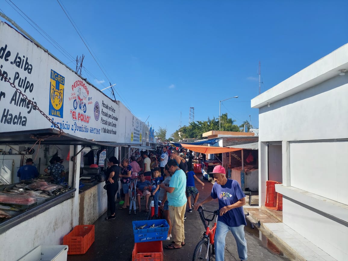 “La venta de pescado en el mercado de la Isla de la Piedra no ha sido como esperaban”