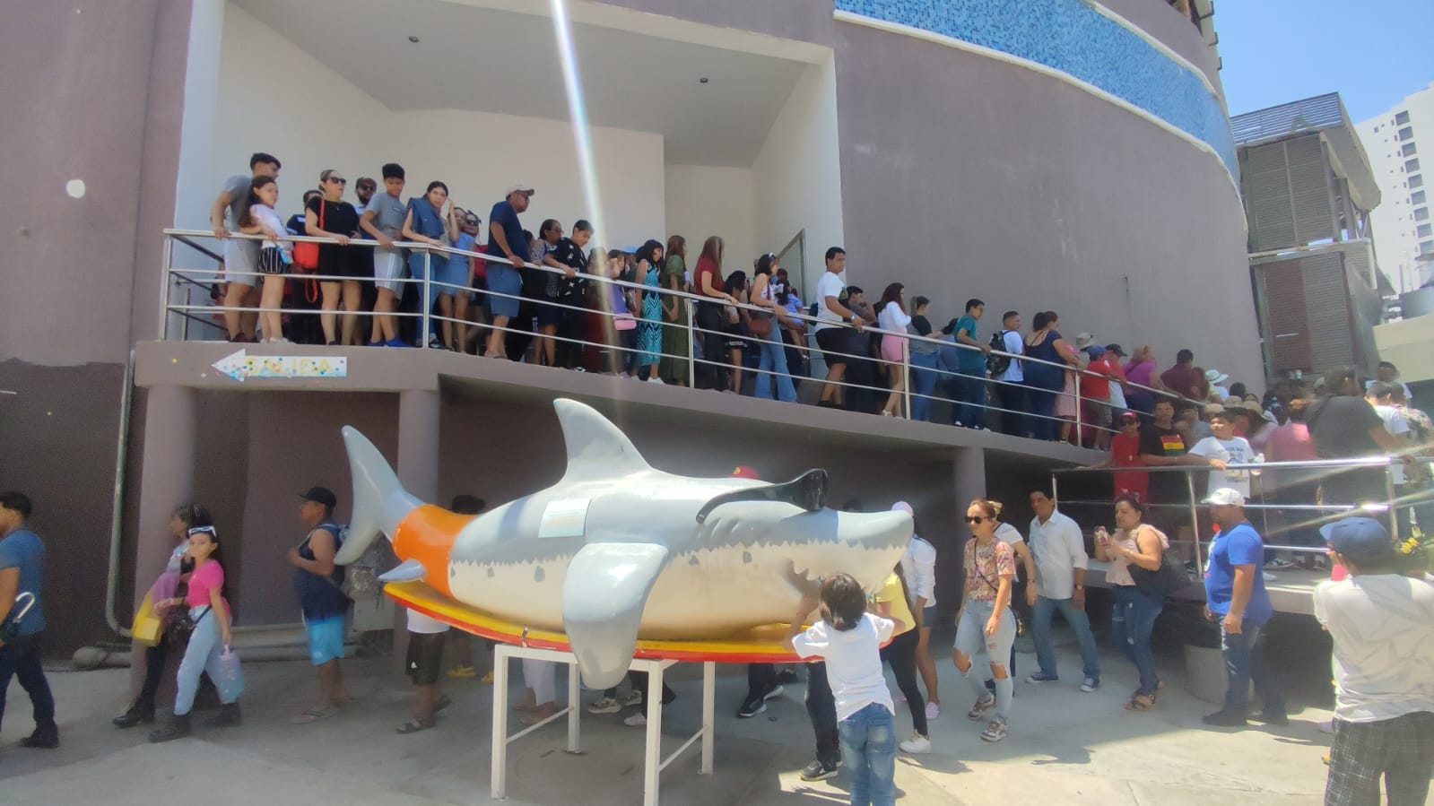 Abarrotan por Día de Niñez antiguo Acuario Mazatlán, es gratis para mazatlecos hasta el lunes