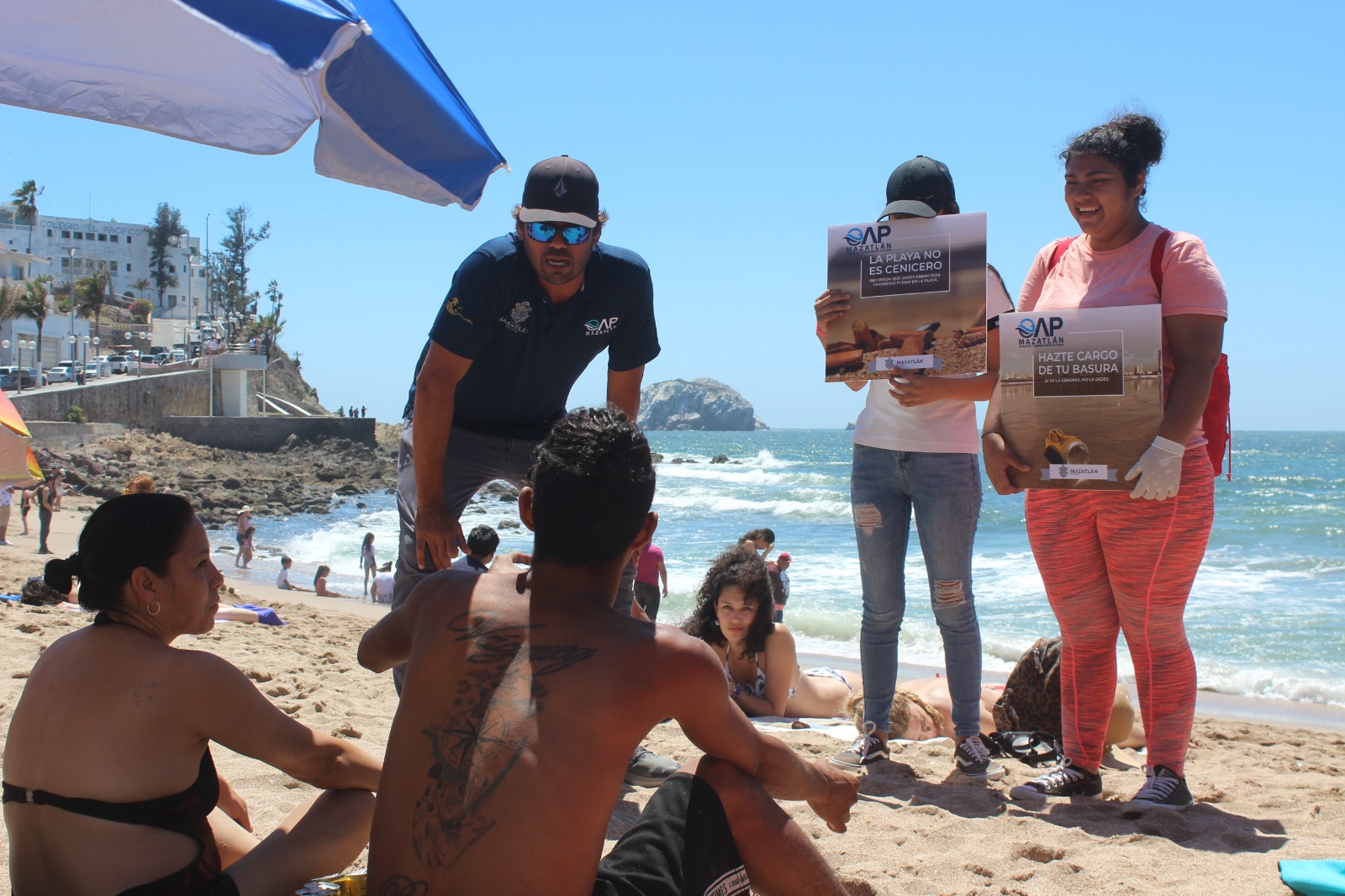 Alcalde de Mazatlán reconoció a Operadora de Playas por concientizar a turistas en Semana Santa