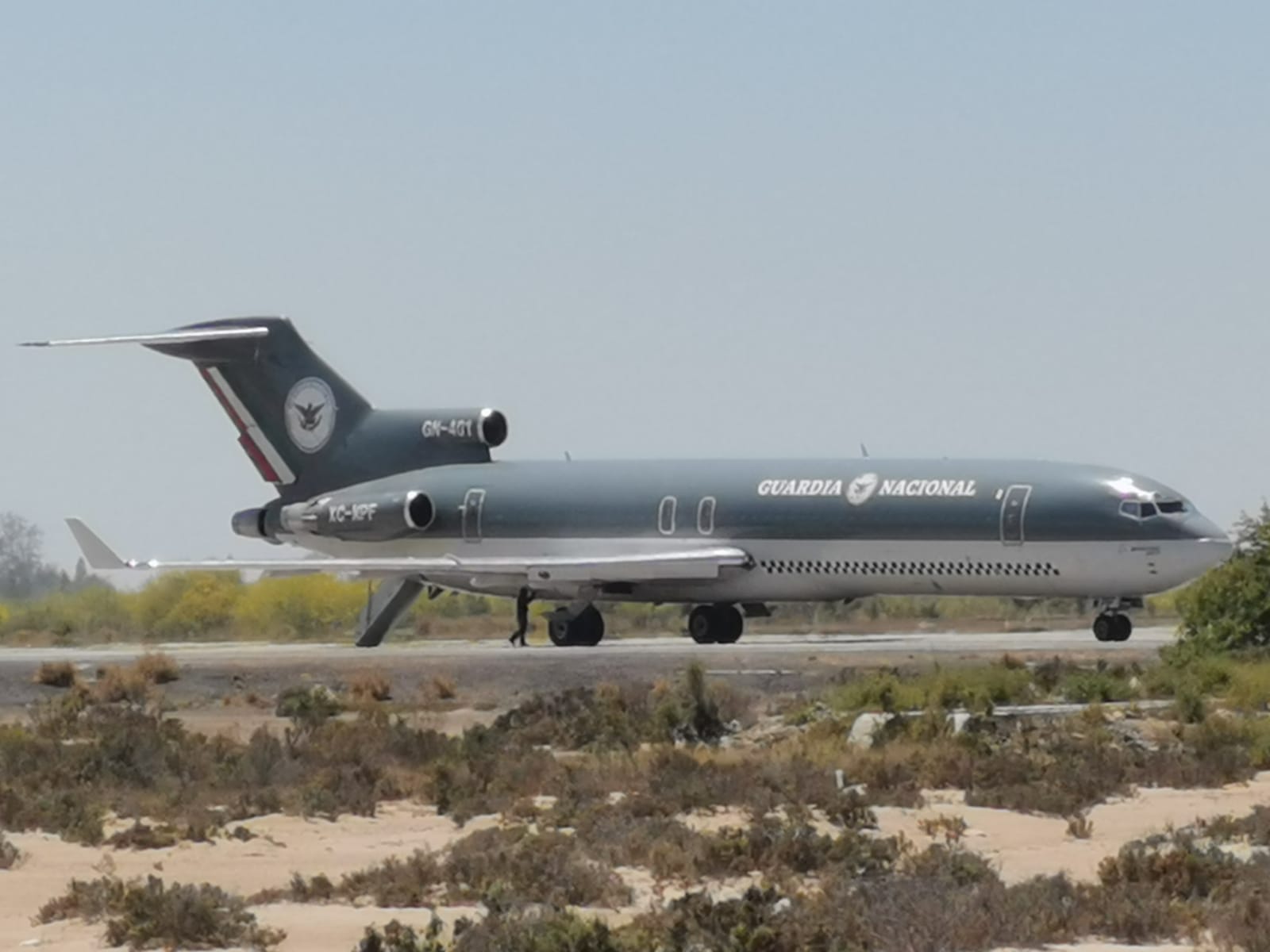 Reportan intensa movilización de la Guardia Nacional en el Aeropuerto de Los Mochis