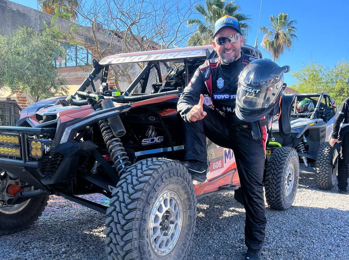 El sinaloense Jorge Cano se posiciona entre los mejores del Sonora Rally