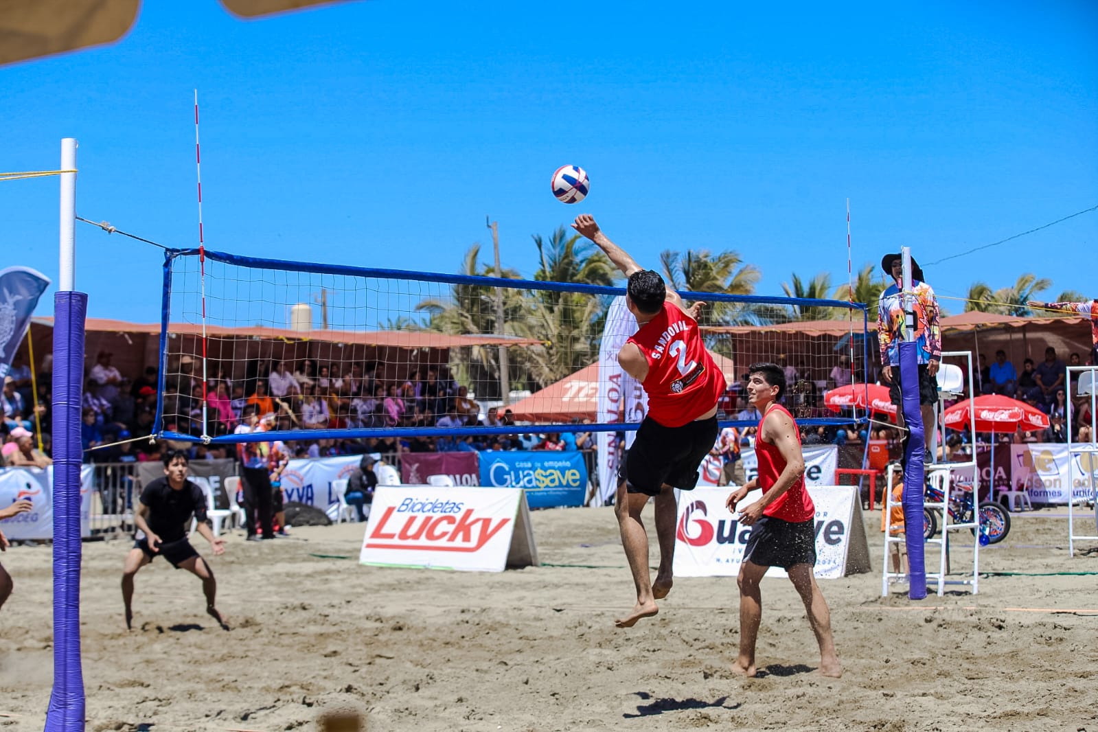 Inauguran la XXXII edición del Torneo de Voleibol de Playa Las Glorias 2023