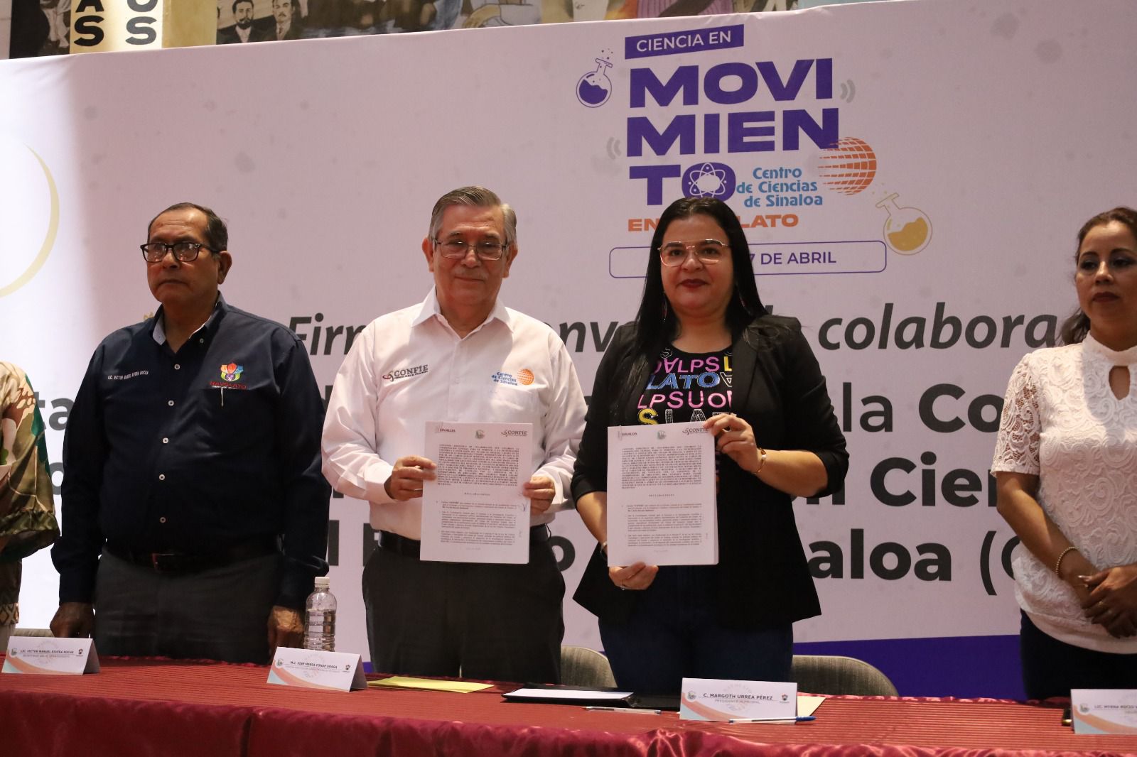 Llega la ciencia a Navolato, firman convenio el H. Ayuntamiento y CONFÍE