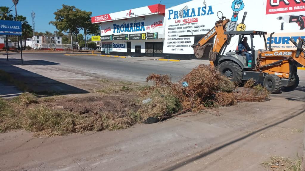 ‘Aprieta el paso’ Obras Públicas en Ahome ante proyectos para evitar problemas en temporada de lluvias