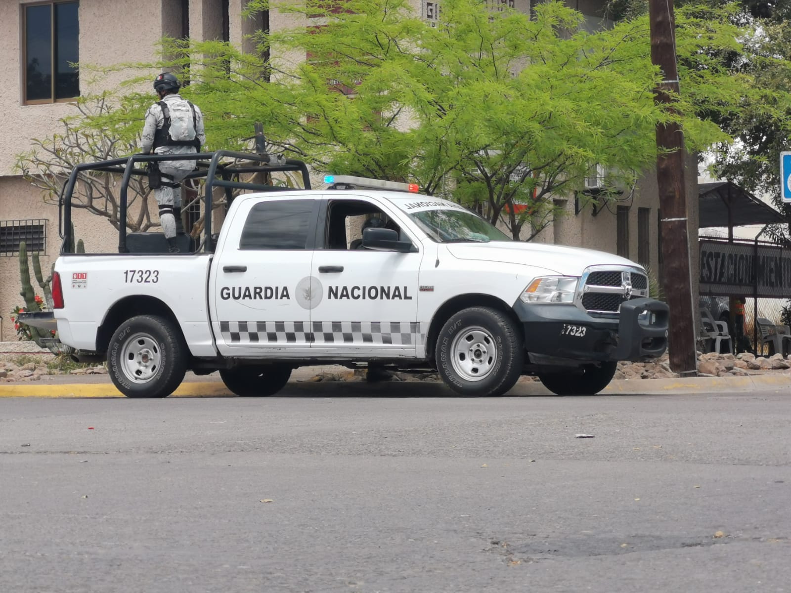 De nueva cuenta Guardia Nacional bloquea las calles principales del Hospital Fátima