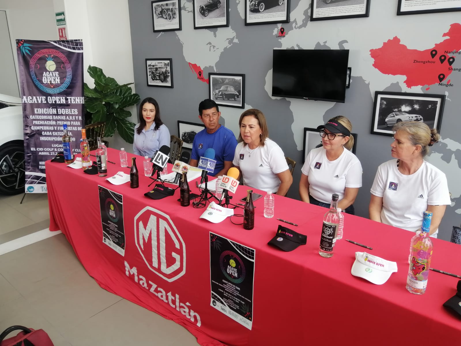 Presentan primera edición del Agave Open Tenis 2023 en Mazatlán: Competencia exclusiva para mujeres