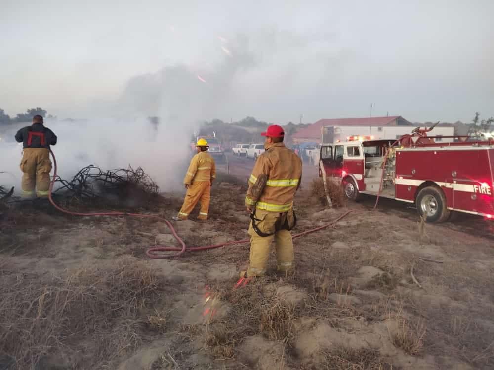 El 60 por ciento de casos que atiende Bomberos en Guamúchil, han sido por quema de maleza