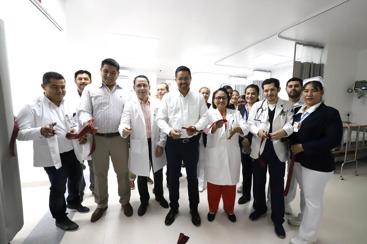 Remodelan sala de urgencias del Hospital General de Culiacán