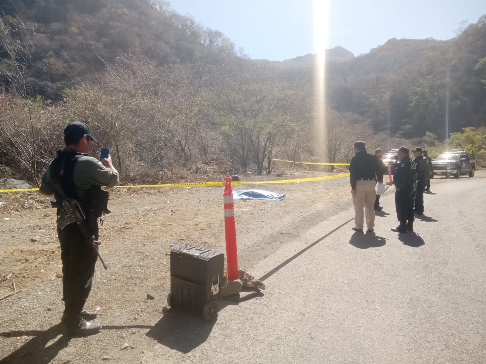 Se trató de un homicidio el hombre encontrado sin vida sobre la carretera Badiraguato- Parral, Chihuahua