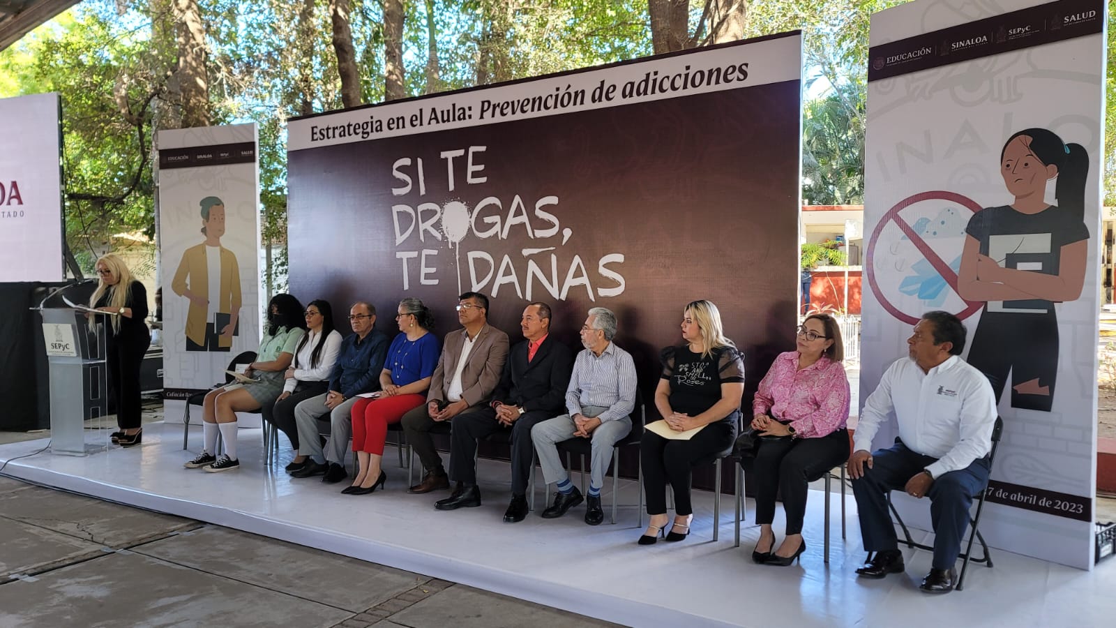 SEPyC pone en marcha el programa “Si te drogas te dañas”, en Sinaloa