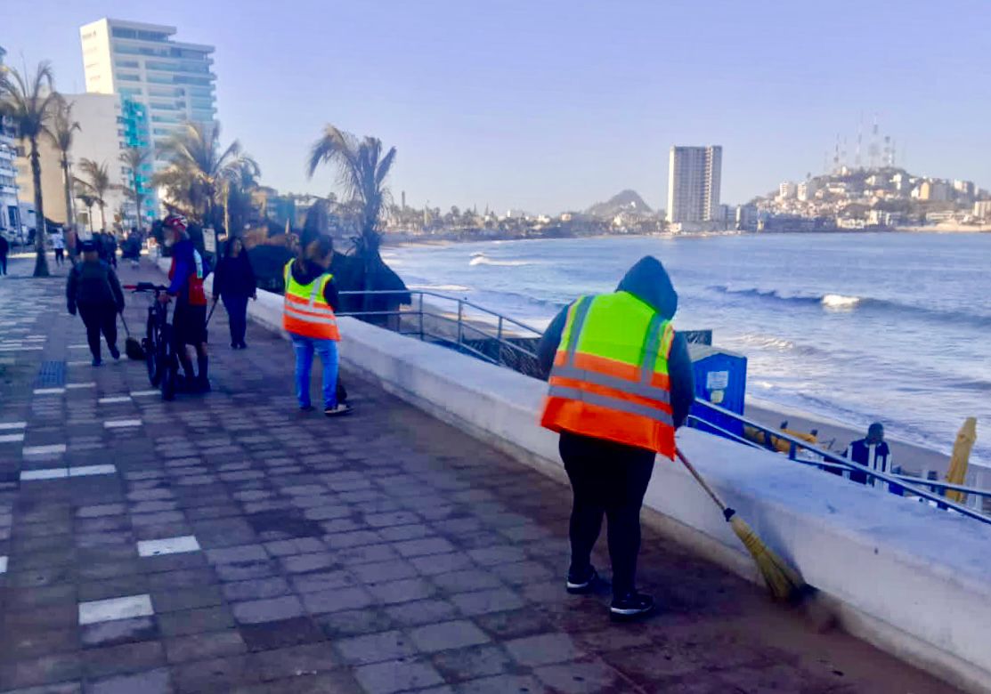 Servicios Públicos limpió Mazatlán con riguroso operativo durante Semana Santa 2023