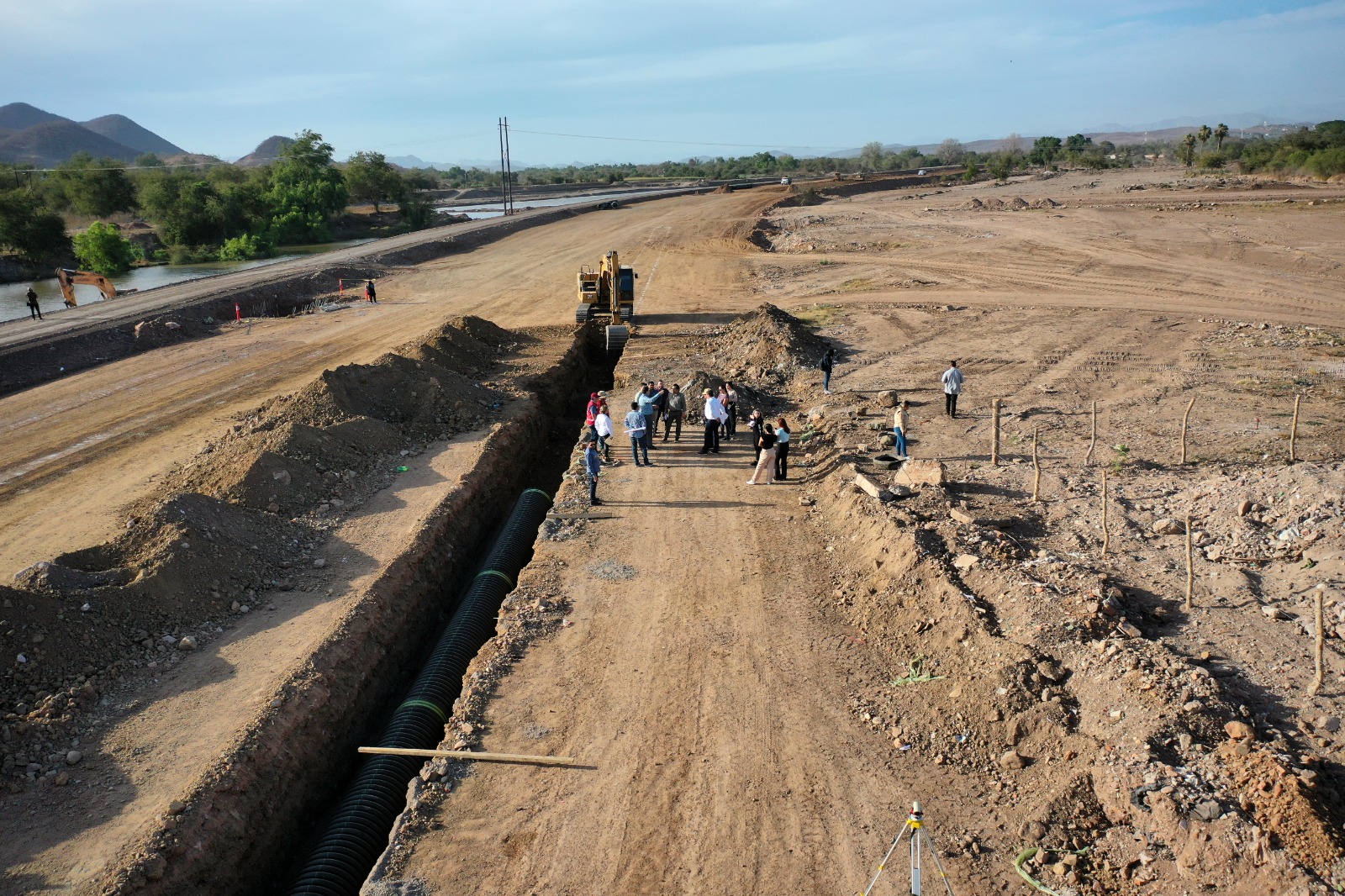 Supervisa alcalde obras de ampliación del bulevar Enrique Sánchez Alonso