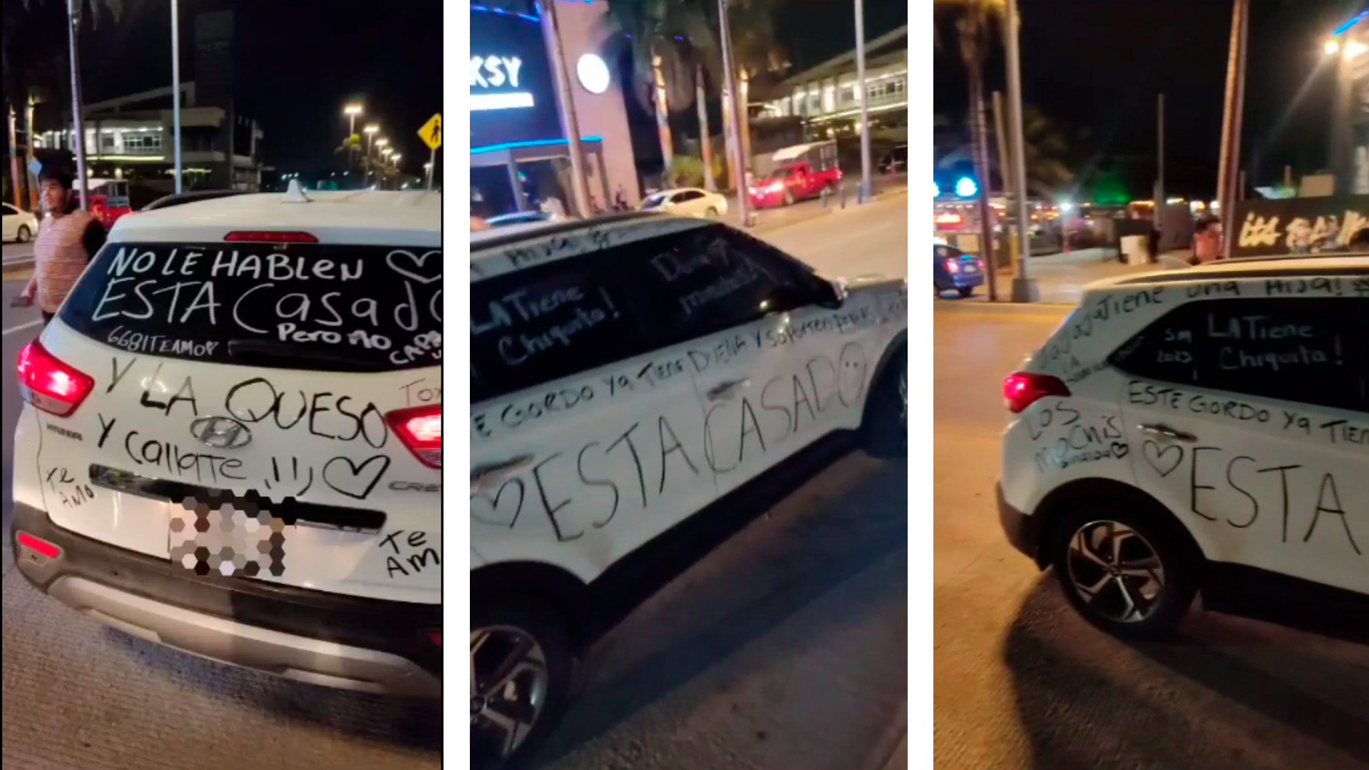 (VIDEO) ‘Está gordo y tiene esposa’, así dejaron camioneta de mochitense en Mazatlán