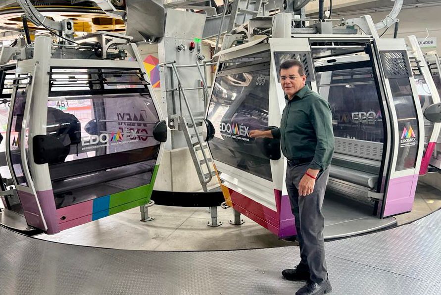 Visita Édgar González el Mexicable en el EdoMex; buscará traerlo a Mazatlán