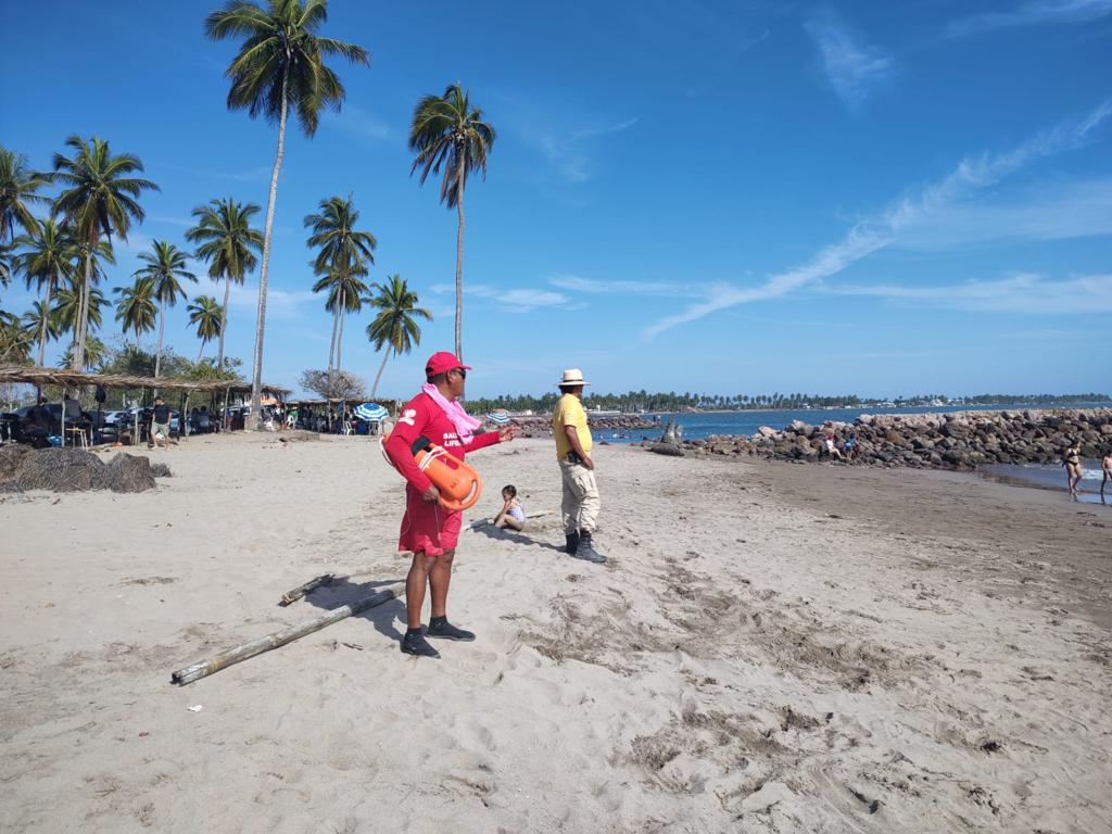 A extremar precauciones por mar de fondo en playas de Escuinapa