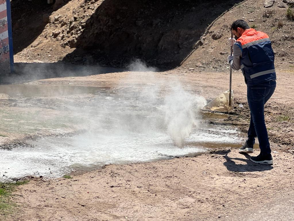 Atiende Coepriss derrame de aguas negras en El Fuerte