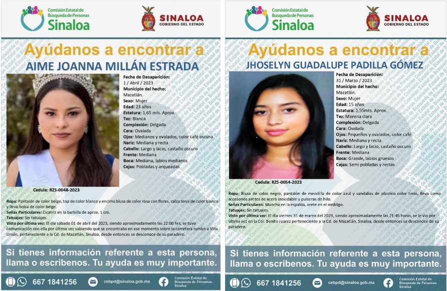Tiene alcalde de Mazatlán acercamiento con familia de Aimé, busca hacerlo con la de Jhoselyn, llama a Fiscalía no soltar los casos
