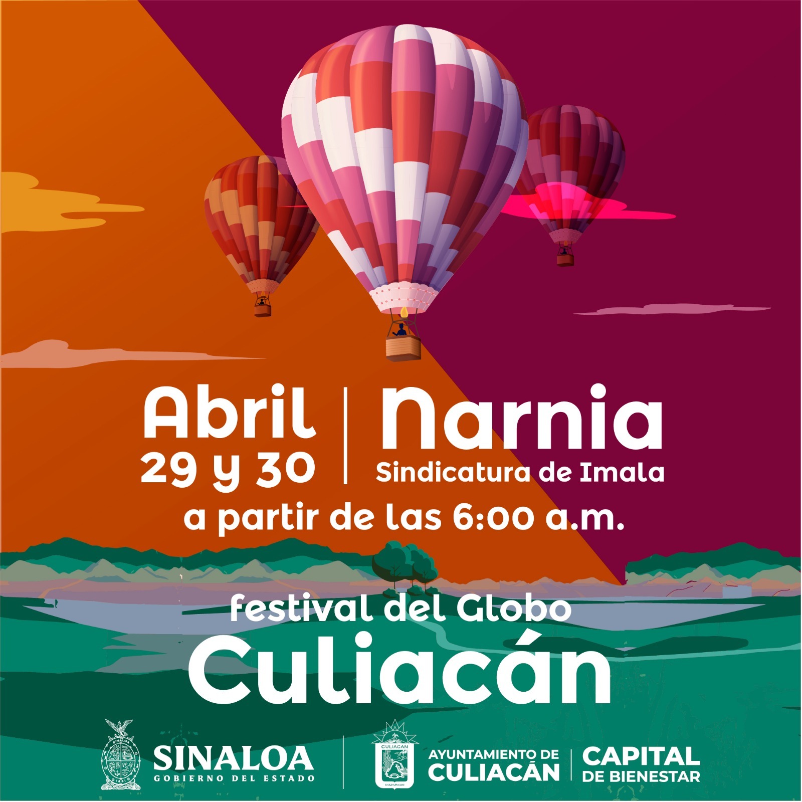 Más de 8 mil personas se han registrado para acudir al Festival del Globo Culiacán 2023: Alcalde