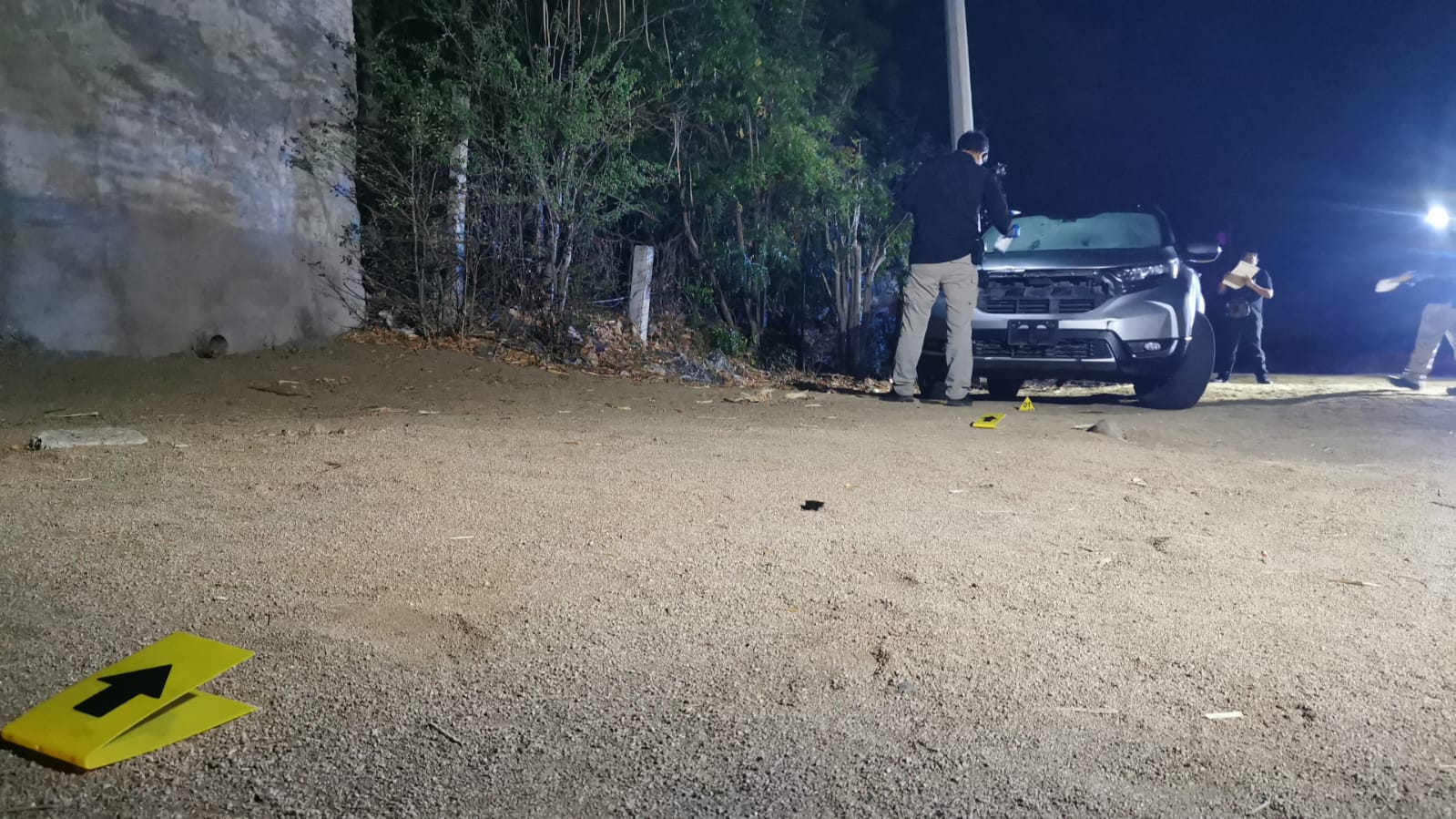 Identifican a tres de los encajuelados en una Honda CR-V, en Culiacán; solo falta uno